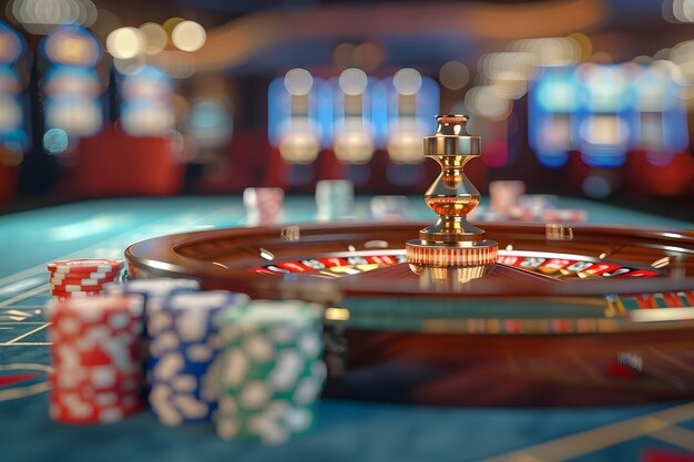 Live Three Card Poker dealer studio with multi-camera setup