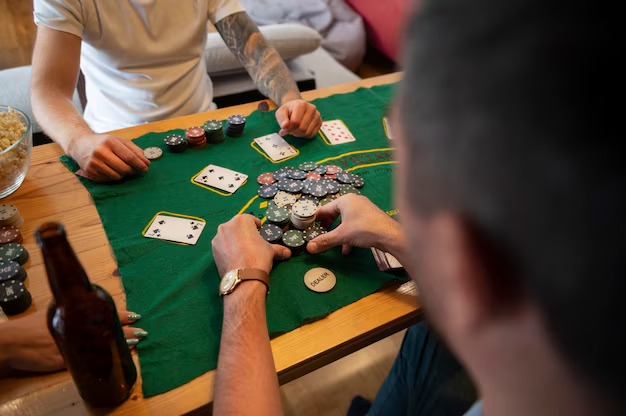Three Card Poker mobile app interface showing betting options
